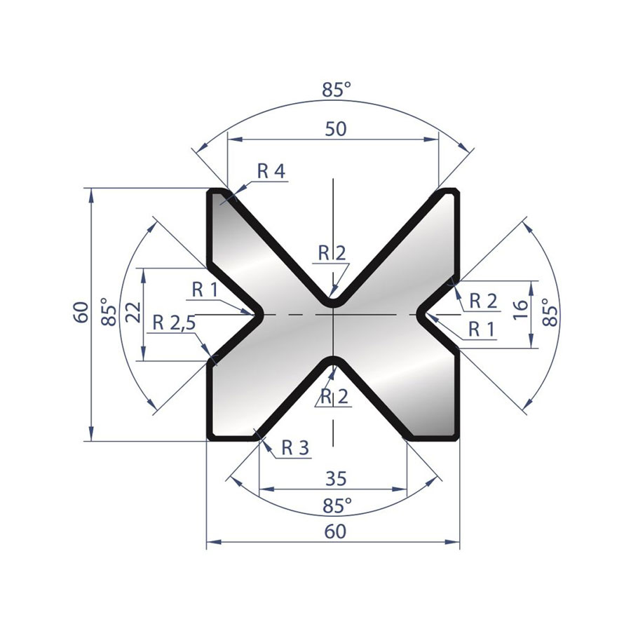 2067 - 4 V L MATRIZEN 85°