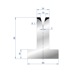 3044 – T MATRIZEN H=80mm 30°