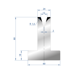 3045 – T MATRIZEN H=80mm 30°