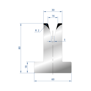 3046 – T MATRIZEN H=80mm 30°