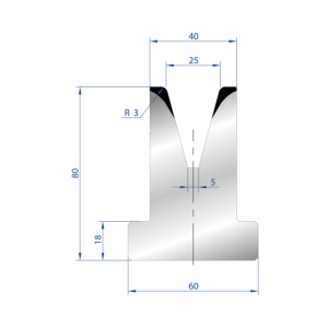 3048 – T MATRIZEN H=80mm 30°