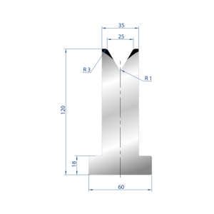 3065 – T MATRIZEN H=120mm 60°