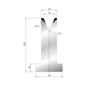 3072 – T MATRIZEN H=120mm 45°