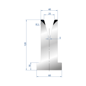 3079 – T MATRIZEN H=120mm 30°