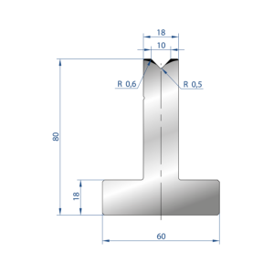 3082 – T MATRIZEN H=80mm 88°