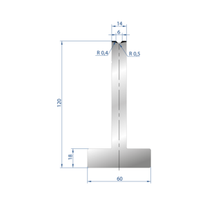 3083 – T MATRIZEN H=120mm 88°
