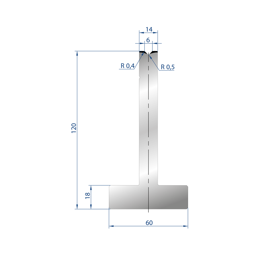 3083 – T MATRIZEN H=120mm 88°