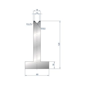 3096 – T MATRIZEN H=120mm 85°
