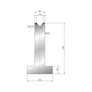 3097 – T MATRIZEN H=120mm 85°