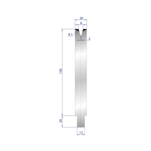 3151 -1 V MATRIZEN 30°
