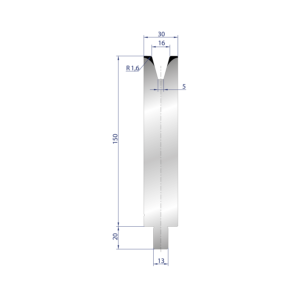 3154 -1 V MATRIZEN 30°