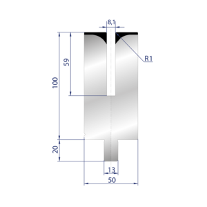 3157 - ZUDRÜCKMATRIZE 28°
