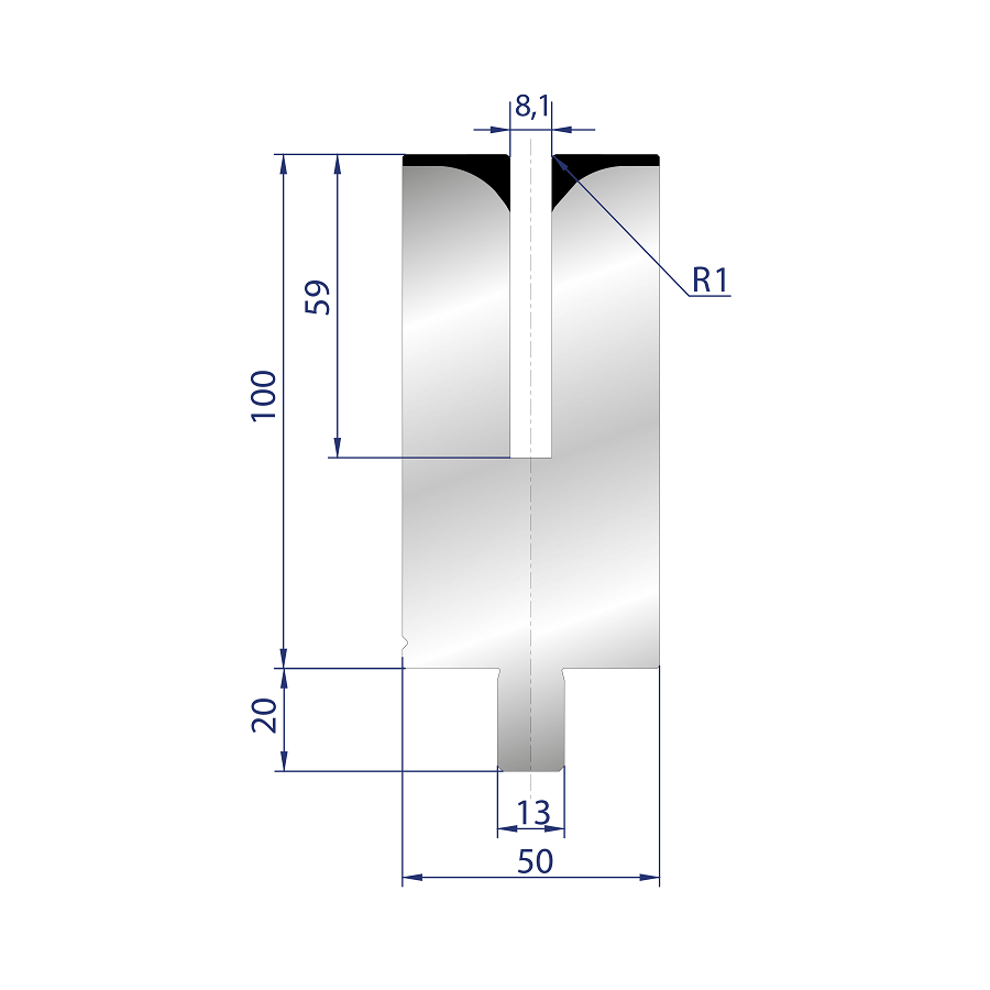 3157 - ZUDRÜCKMATRIZE 28°