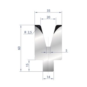 3171 -1 V ZENTRISCHE MATRIZEN 30°