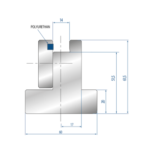 3173 - MATRIZENHALTER FÜR 1V MATRIZEN