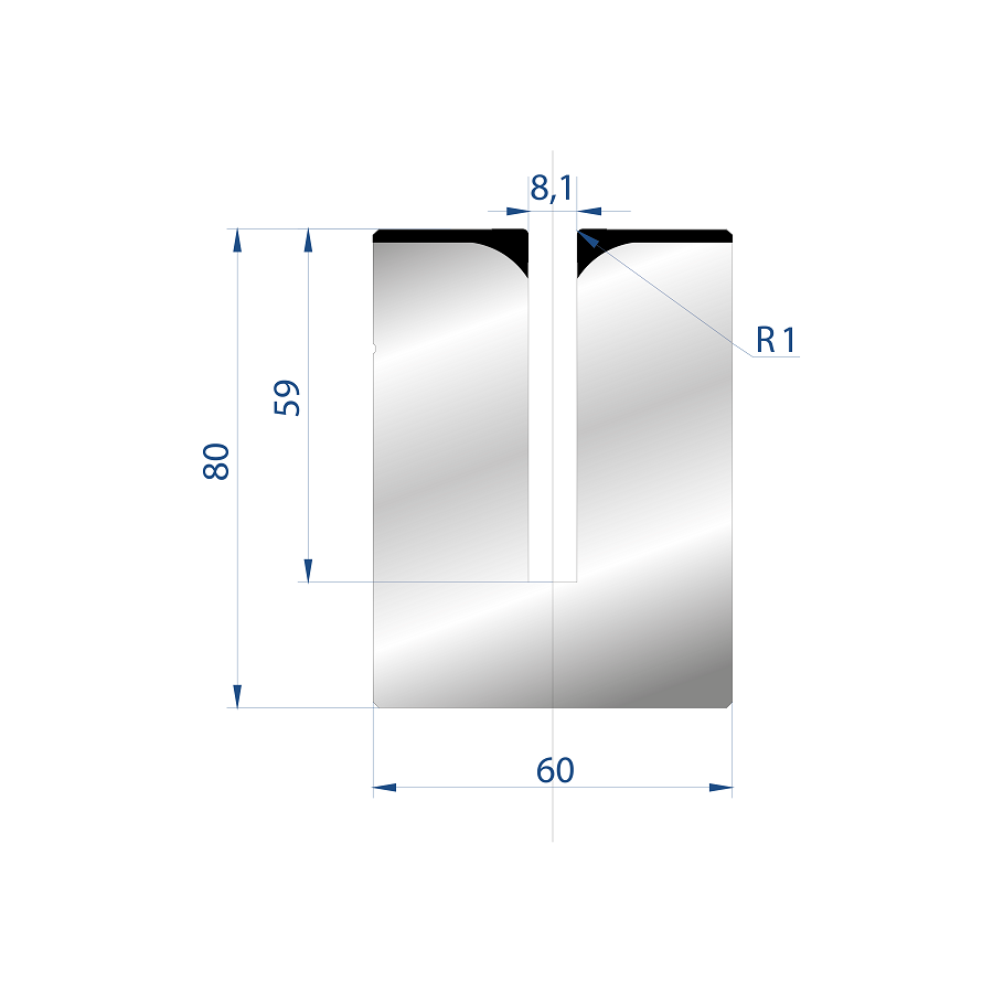 3176 - ZUDRÜCKMATRIZE 28°