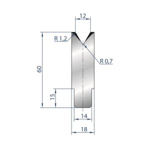 3196 - 1 V ZENTRISCHE MATRIZEN 60°
