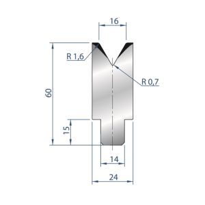 3197 - 1 V ZENTRISCHE MATRIZEN 60°