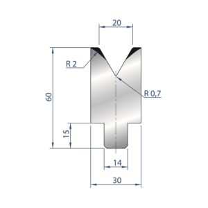 3198 - 1 V ZENTRISCHE MATRIZEN 60°