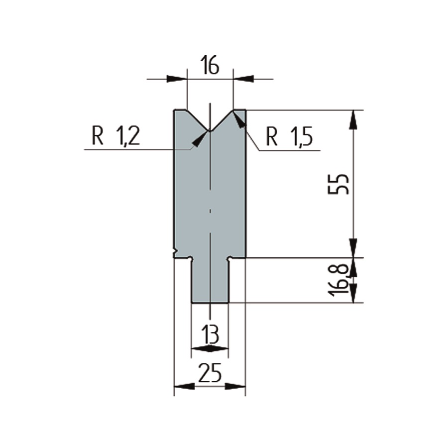 3254 -1 V MATRIZEN 86°