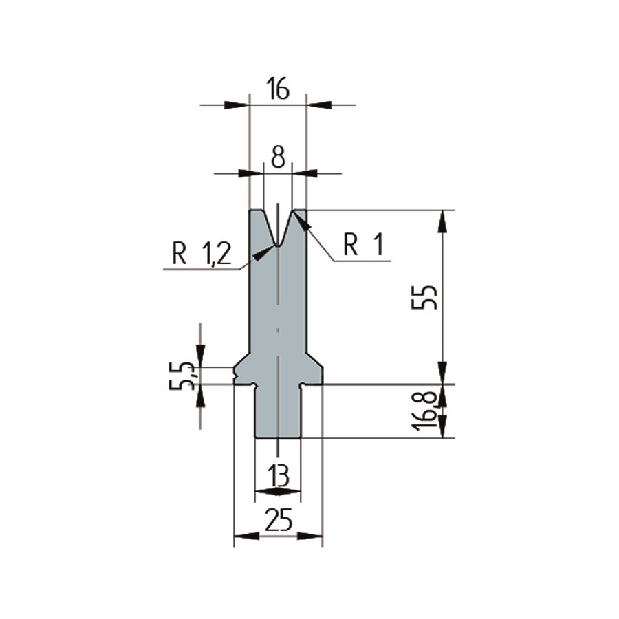 3261 - 1 V MATRIZEN 30°
