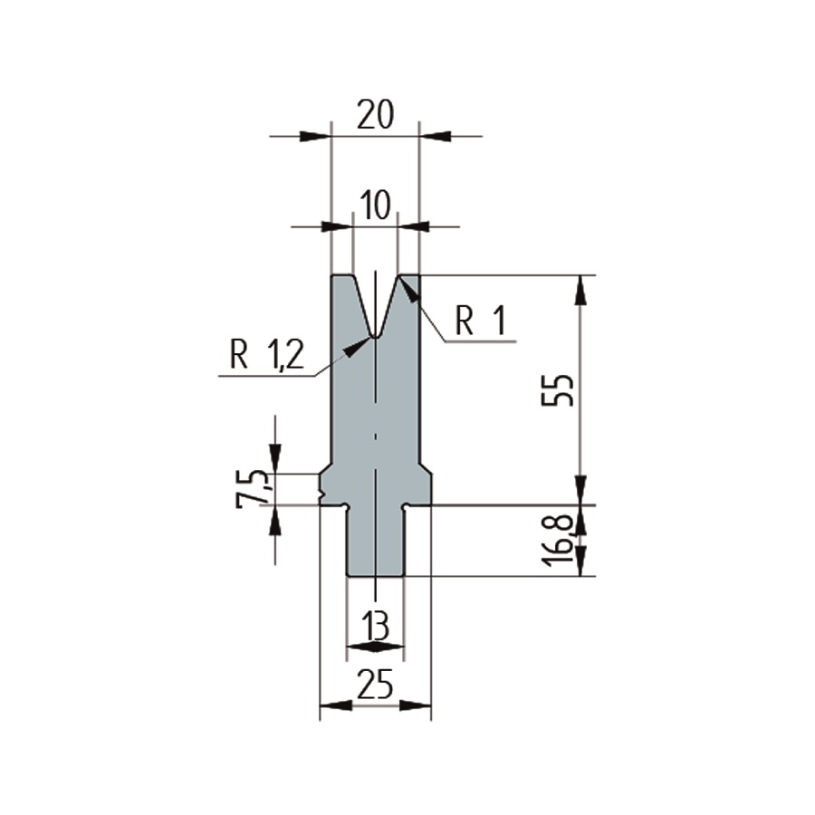 3262 - 1 V MATRIZEN 30°
