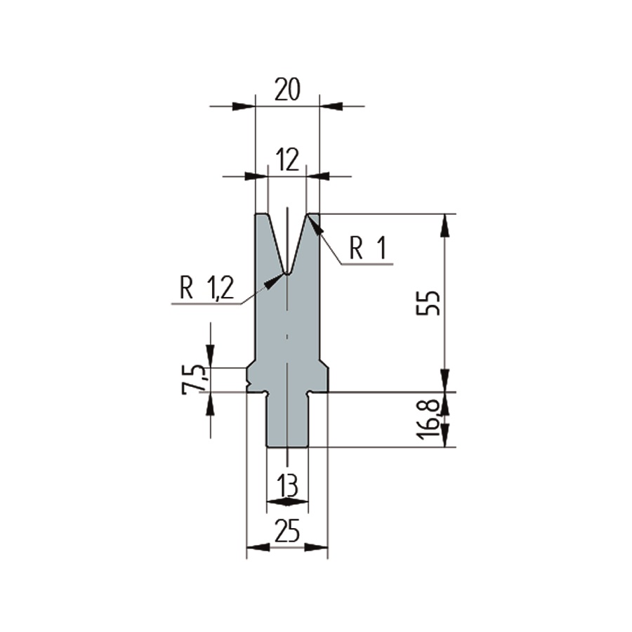 3263 -1 V MATRIZEN 30°