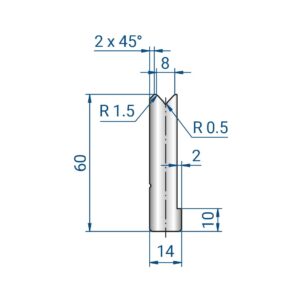 3321 V8 - 1V MATRIZEN 86°