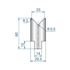 3326 V25 - 1V MATRIZEN 86°